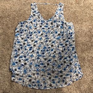 Torrid Chiffon floral hi lo tank